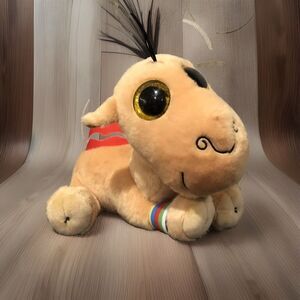 Ty Beanie Boos Jamal the Camel Plush Stuffed Animal Toy 6" Glitter Eyes Rainbow